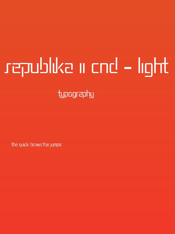 Republika II Cnd - Light Poster
