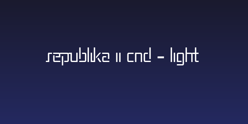 Republika II Cnd - Light Social Header