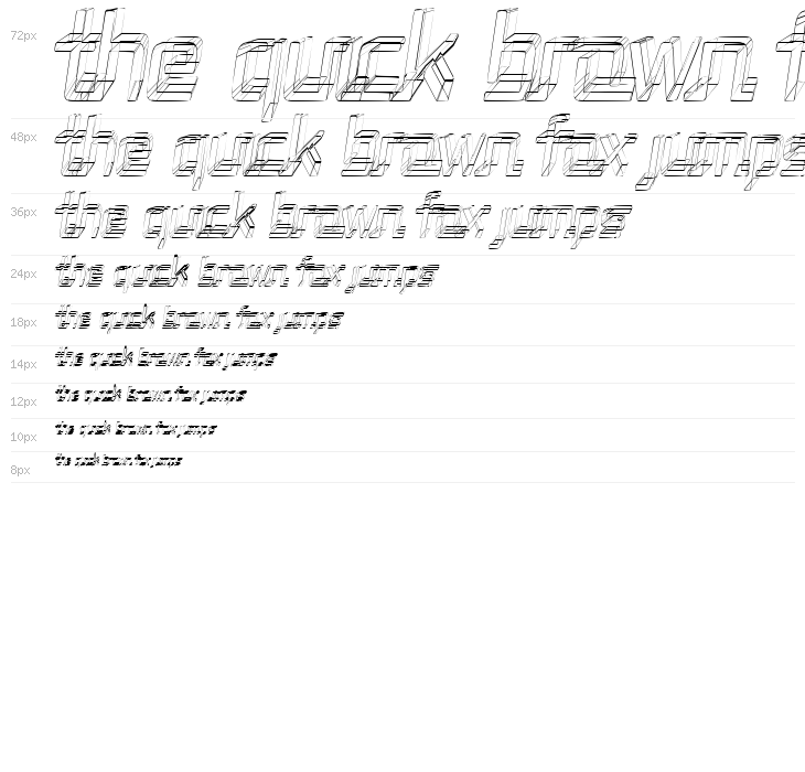 Republika II Cnd - Sketch Italic Waterfall