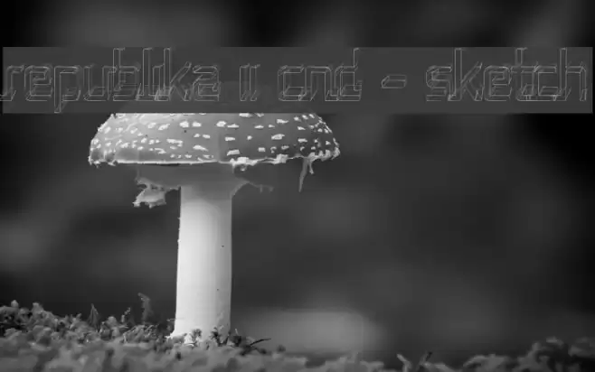 Republika II Cnd - Sketch Font examples