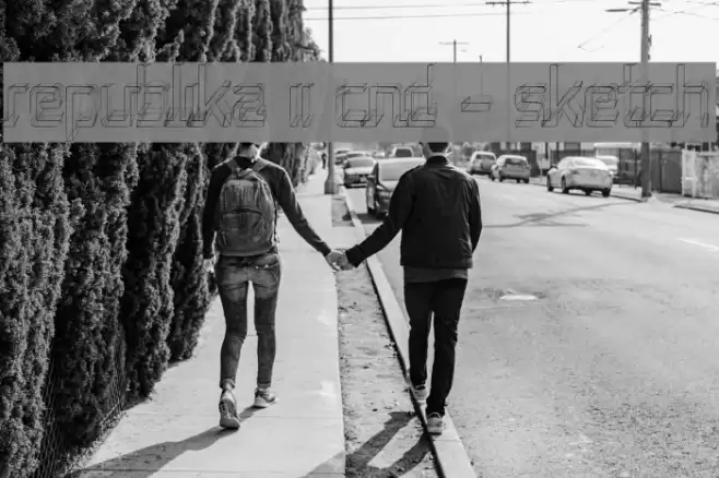 Republika II Cnd - Sketch Font examples