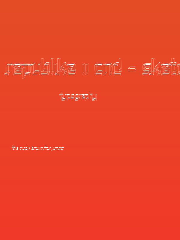 Republika II Cnd - Sketch Poster