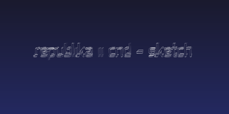 Republika II Cnd - Sketch Social Header