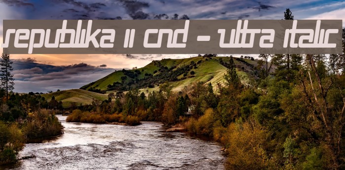 Republika II Cnd - Ultra Italic Example 2