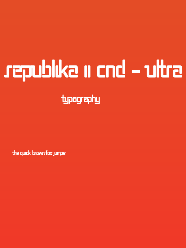 Republika II Cnd - Ultra Poster
