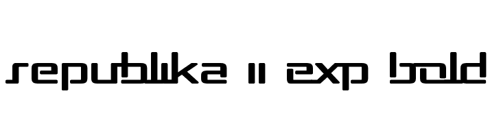 Republika II Exp Bold  baixar fontes gratis