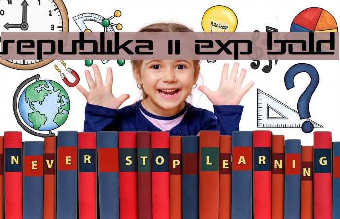 Republika II Exp Bold Font examples