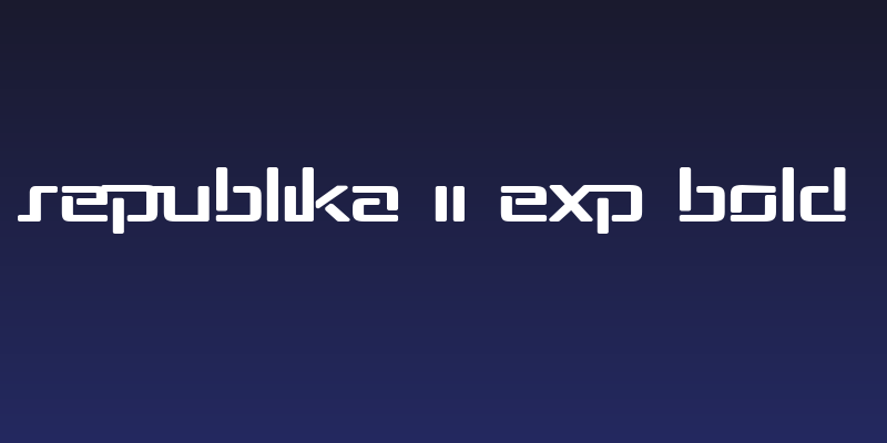Republika II Exp Bold Social Header