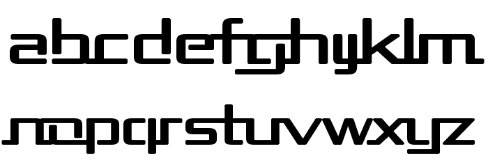 Republika II Exp Bold Font LOWERCASE