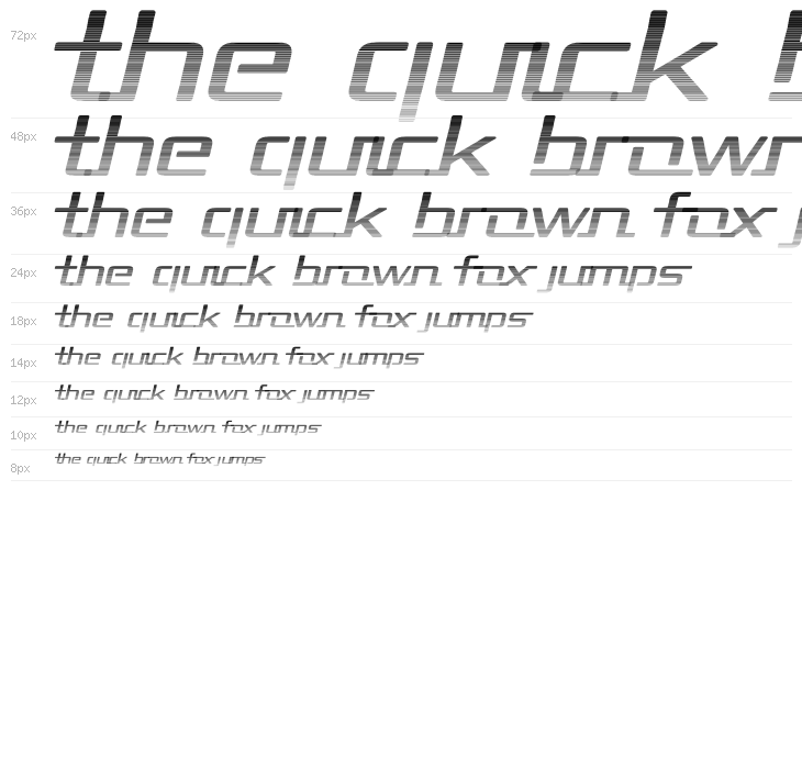 Republika II Exp - Haze Italic Waterfall