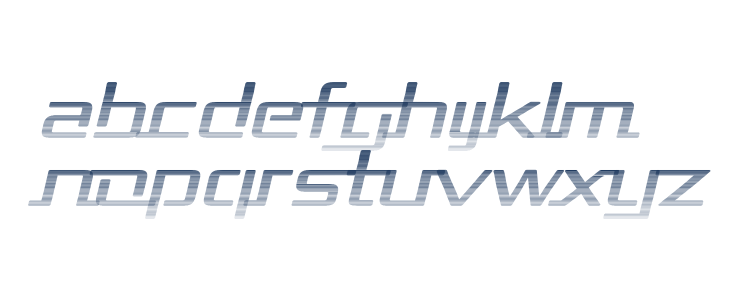 Republika II Exp - Haze Italic Lowercase