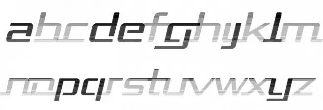 Republika II Exp - Haze Italic Fonte MINÚSCULAS