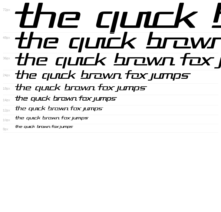 Republika II Exp Italic Waterfall