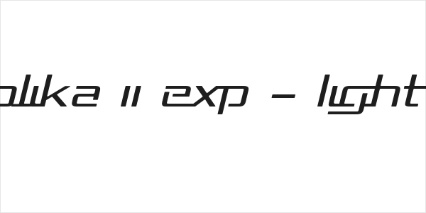 Republika II Exp - Light Italic Logo