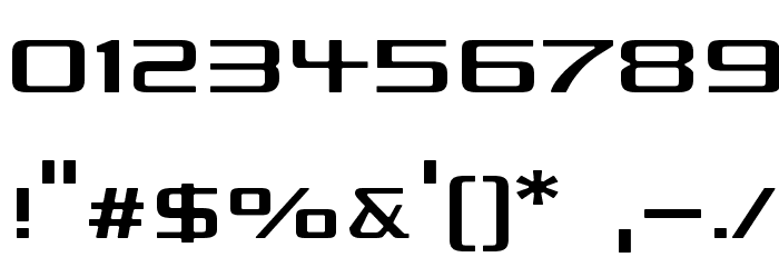 Republika II Exp - Light Font OTHER CHARS