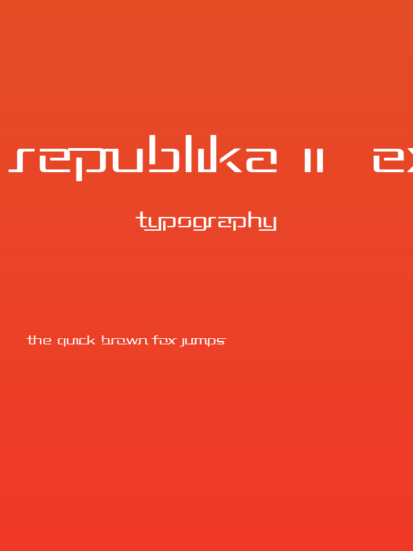 Republika II  Exp - Light Poster