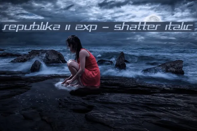 Republika II Exp - Shatter Italic Example 2