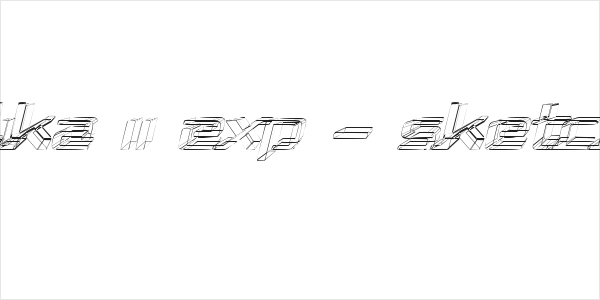 Republika II Exp - Sketch Italic Logo