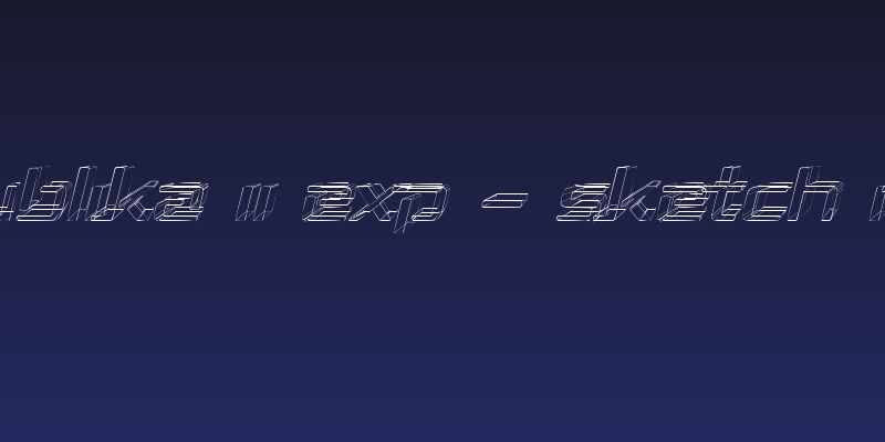 Republika II Exp - Sketch Italic Social Header