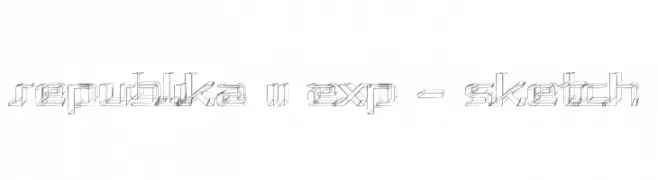 Republika II Exp - Sketch  免费字体下载