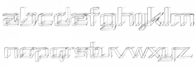 Republika II Exp - Sketch Шрифта ВЕРХНИЙ