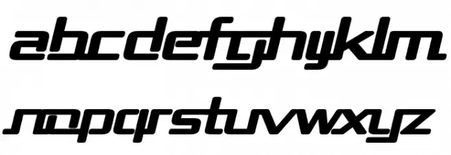 Republika II Exp - Ultra Italic Fonte MINÚSCULAS