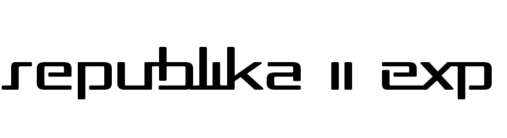 Republika II Exp Font