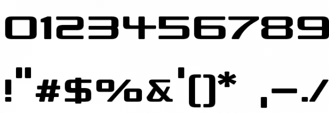 Republika II Exp フォント その他の文字