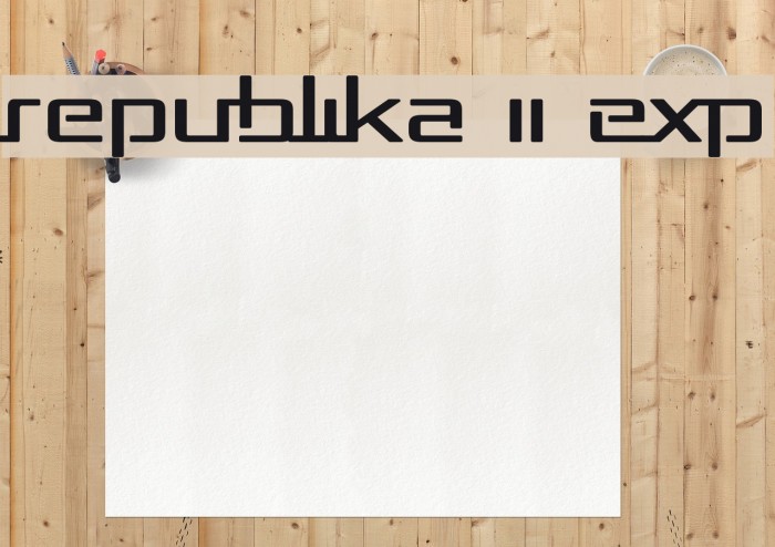 Republika II Exp Fonte examples