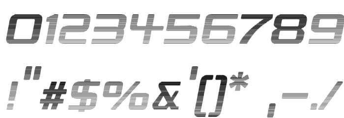 Republika II - Haze Italic Font OTHER CHARS