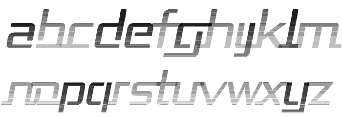 Republika II - Haze Italic Font LOWERCASE