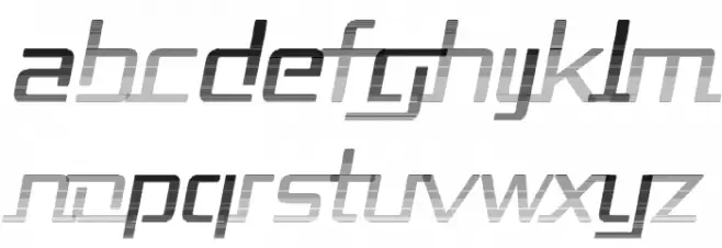 Republika II - Haze Italic 字体 小写