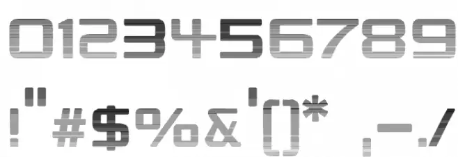 Republika II - Haze Font OTHER CHARS