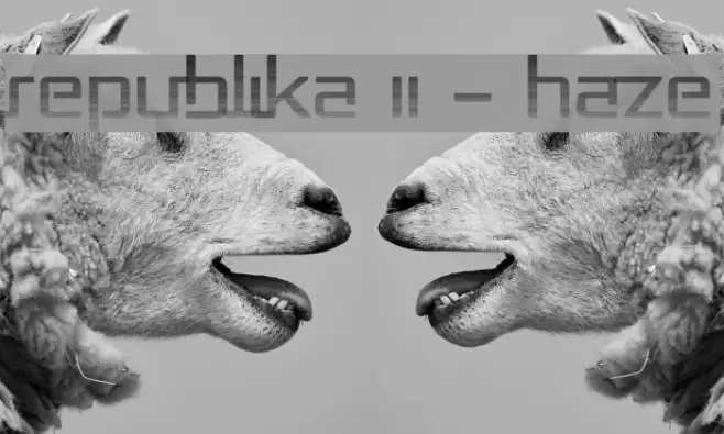 Republika II - Haze Font examples