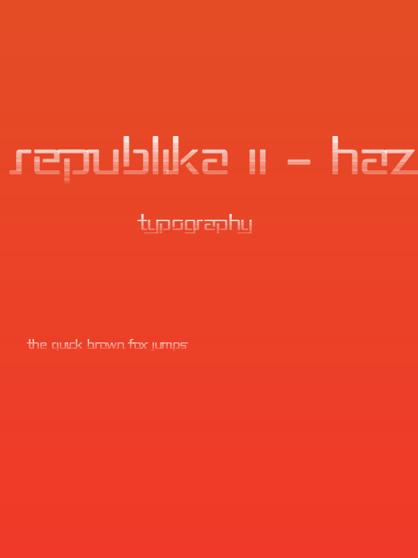 Republika II - Haze Poster