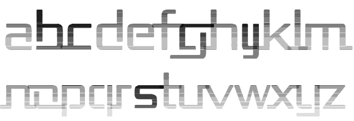 Republika II - Haze Font LOWERCASE