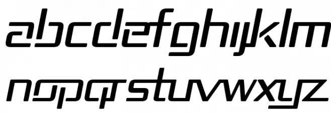 Republika II Italic Шрифта ВЕРХНИЙ