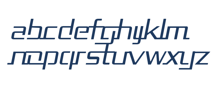 Republika II - Light Italic Lowercase