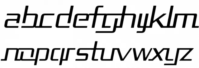 Republika II - Light Italic Fonte MINÚSCULAS