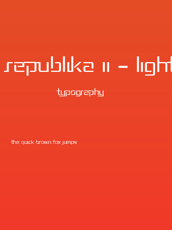 Republika II - Light Poster