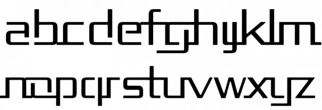 Republika II - Light Schriftart Kleinbuchstaben