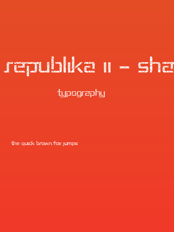 Republika II - Shatter Poster