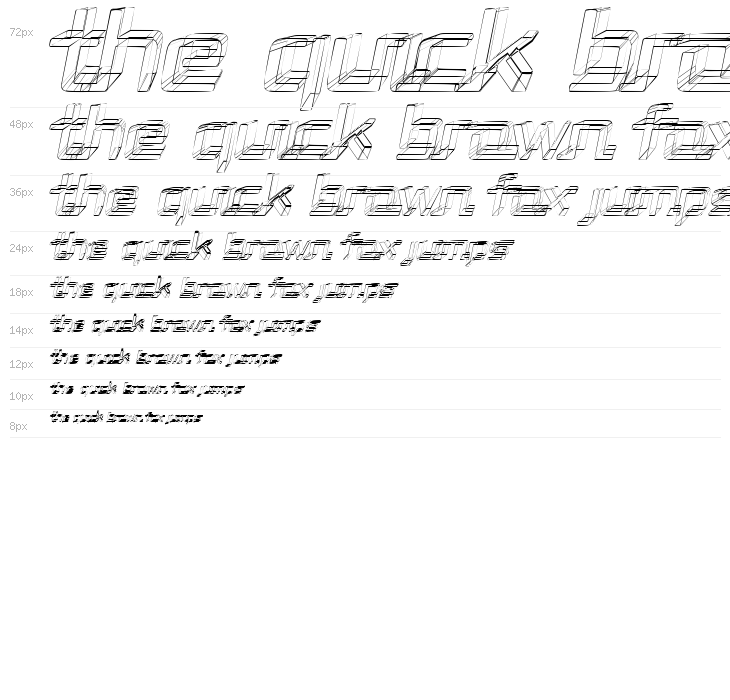 Republika II - Sketch Italic Waterfall