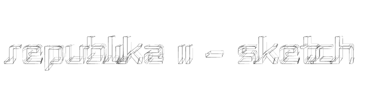 Republika II - Sketch  les polices de caractères gratuit tlcharger
