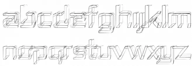 Republika II - Sketch フォント 大文字