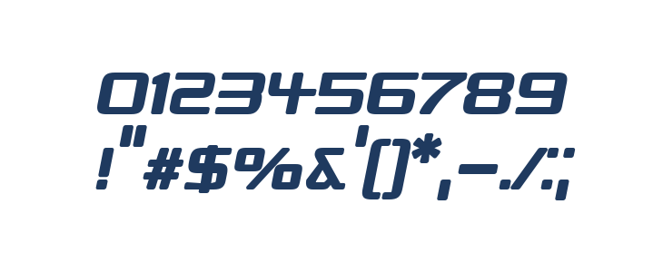 Republika III Bold Italic Other Characters