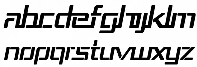 Republika III Bold Italic Шрифта ВЕРХНИЙ