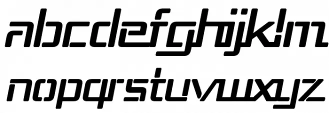 Republika III Bold Italic Fuentes MINÚSCULAS