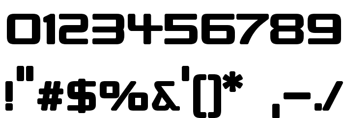 Republika III Bold Font OTHER CHARS