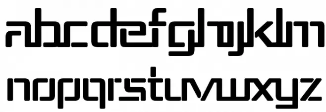 Republika III Bold Schriftart Groß